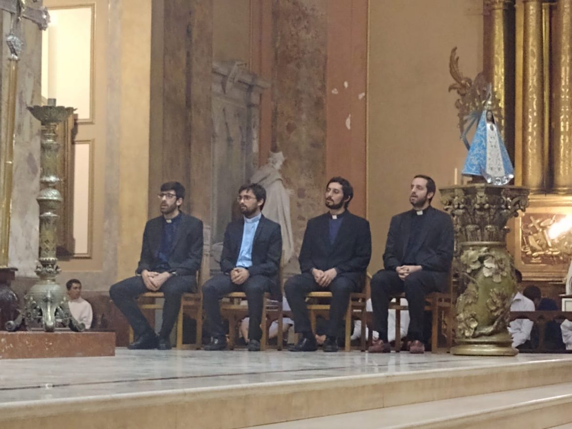 Celebración de la admisión de los nuevos seminaristas