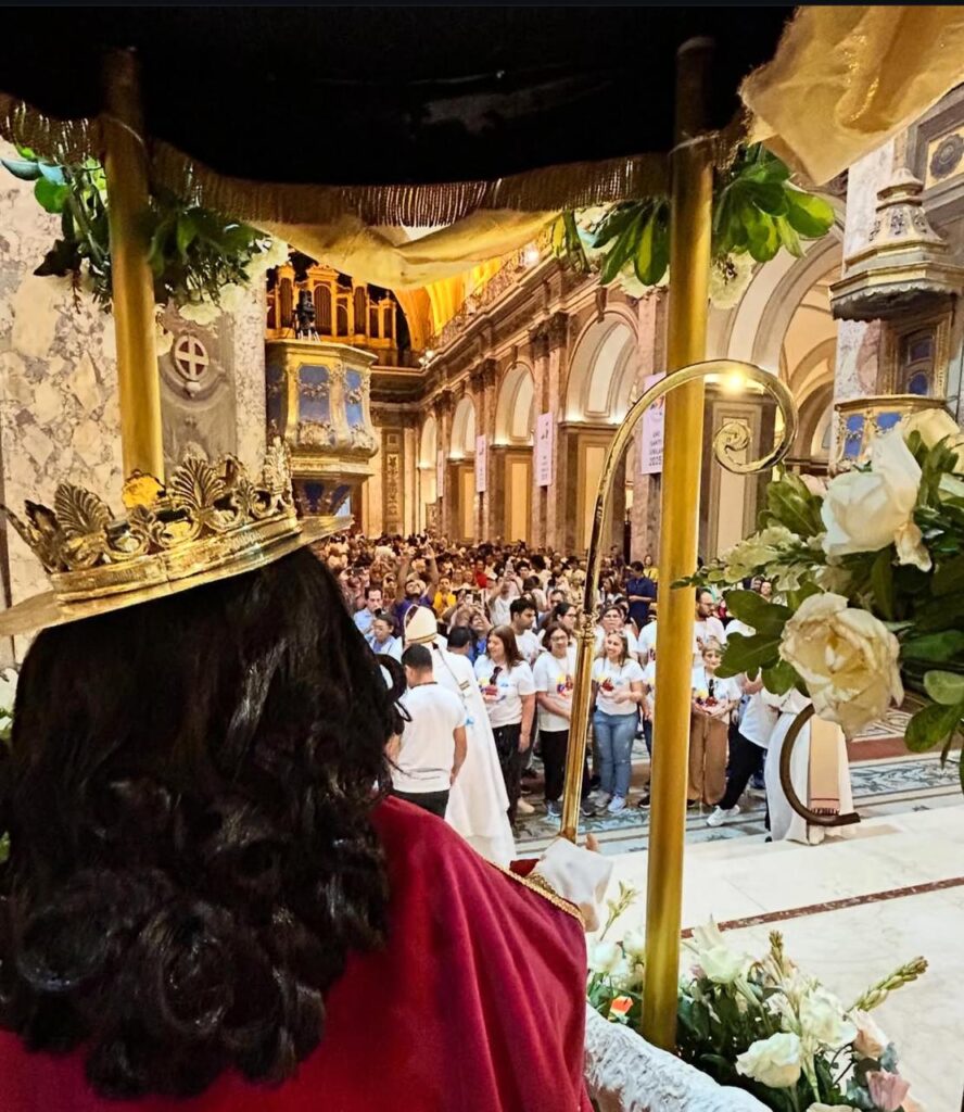 Procesión de la Divina Pastora a la Catedral Metropolitana. 