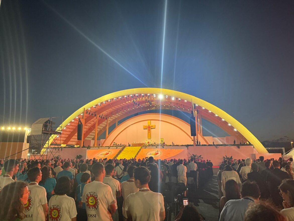 Pre-Vigilia en Tor Vergata con el Papa León XIV.