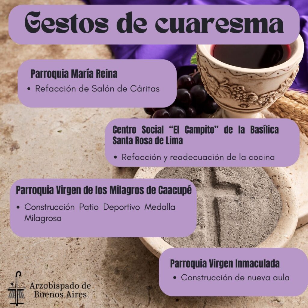 Gesto Solidario de Cuaresma 2026. 