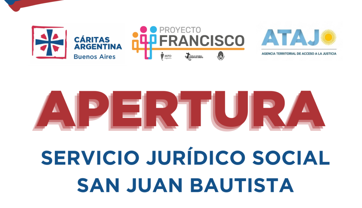Apertura Servicio Jurídico Social de Cáritas Buenos Aires