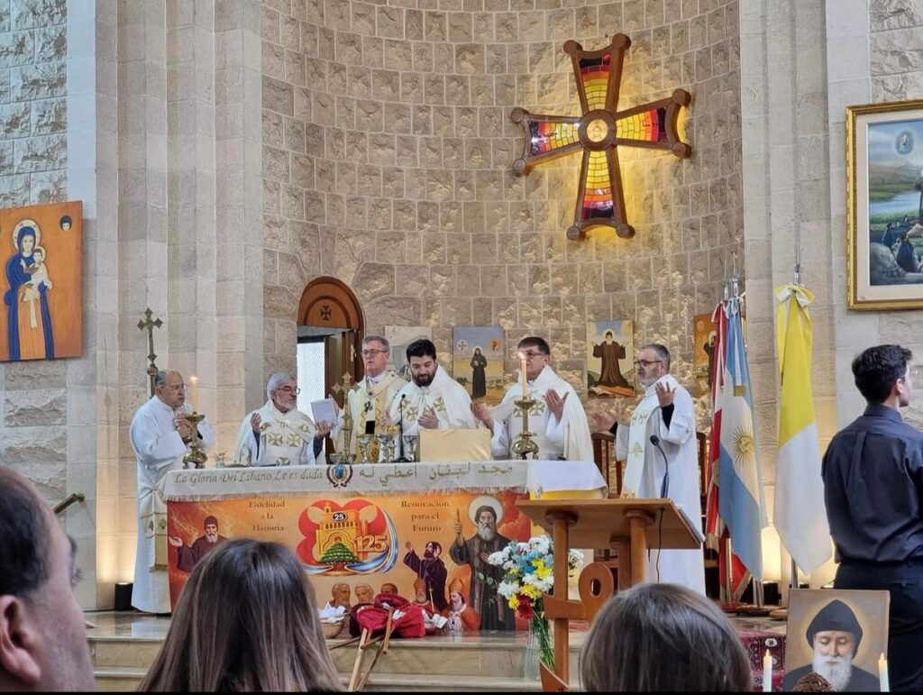 Misa por los 125 años de los Maronitas en la Argentina en la Catedral de San Marón. Ph: Gob de la ciudad. 