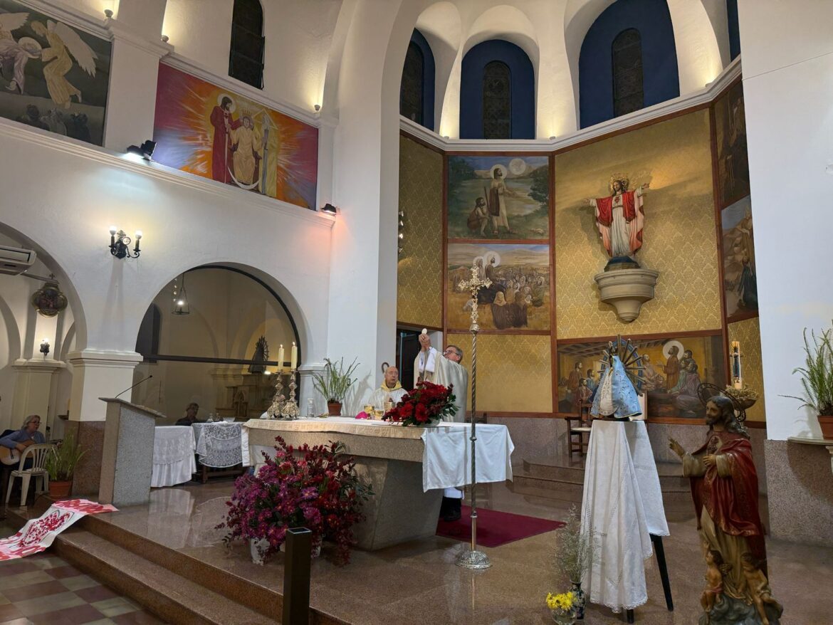 Fiestas patronales en la comunidad Sacratísimo Corazón de Jesús.