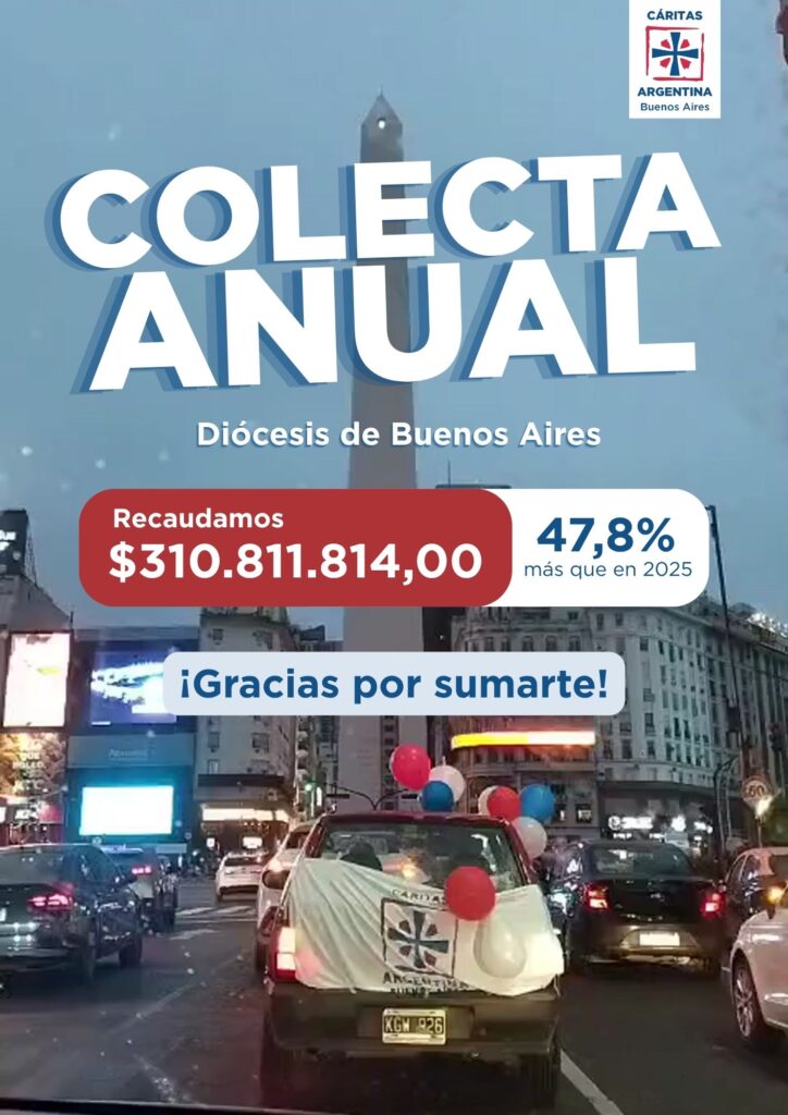 Cáritas Buenos Aires rendición de Colecta
