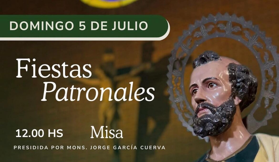 Así se vivió la Fiesta Patronal en San Pedro apóstol.