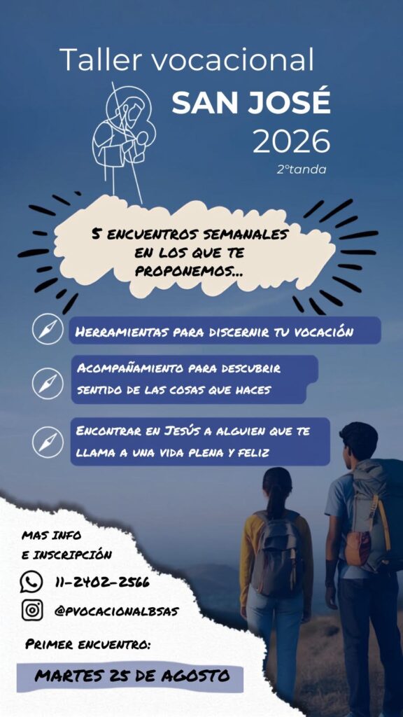 Inscripciones abiertas al Taller Vocacional San José.