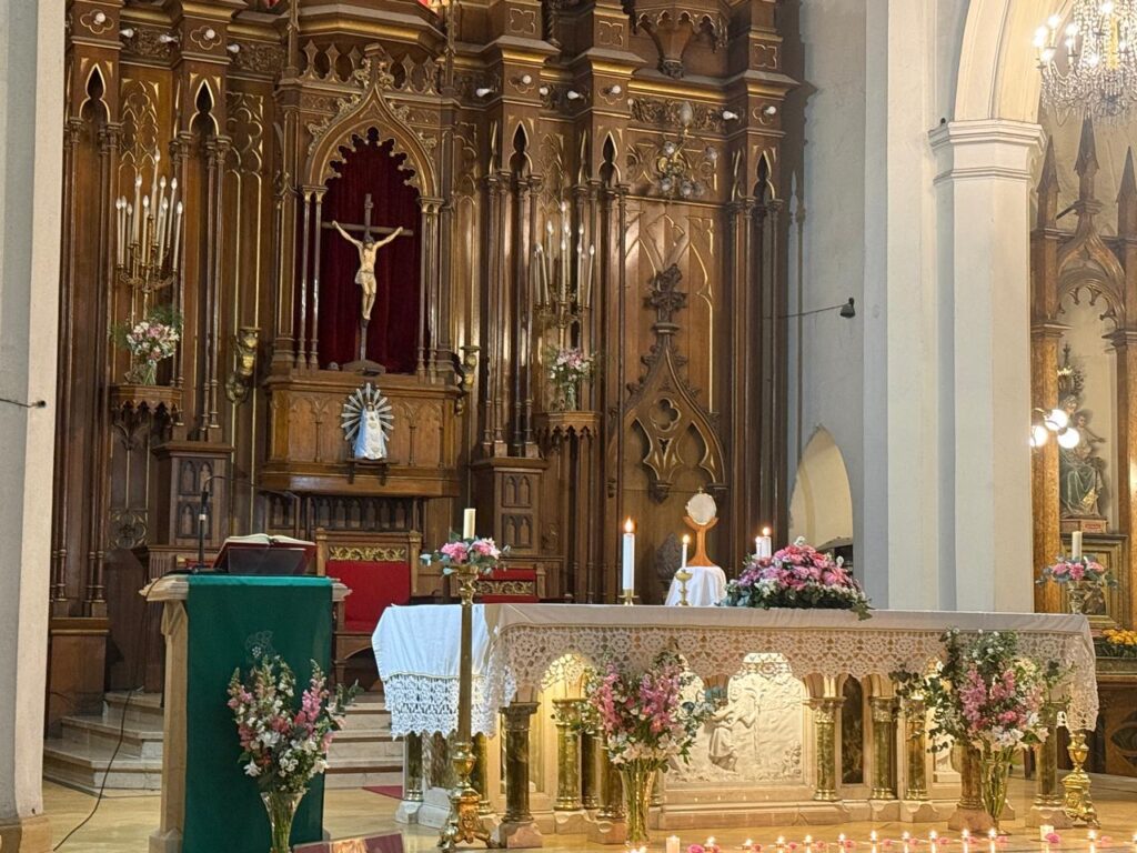 Santa Misa con la comunidad de San Cristóbal.