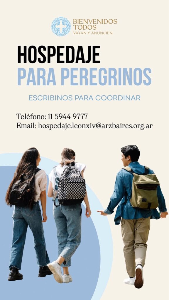 La Arquidiócesis de Buenos Aires abre sus puestas para recibir a los peregrinos. 