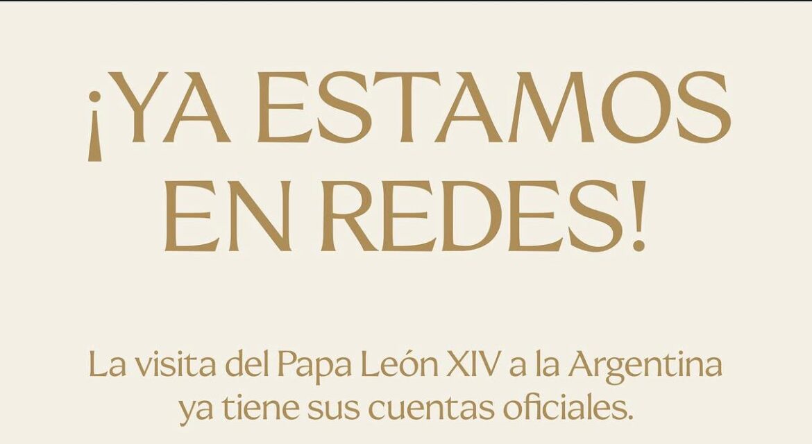 La Conferencia Episcopal Argentina difundió las redes oficiales del Papa León XIV en Argentina.